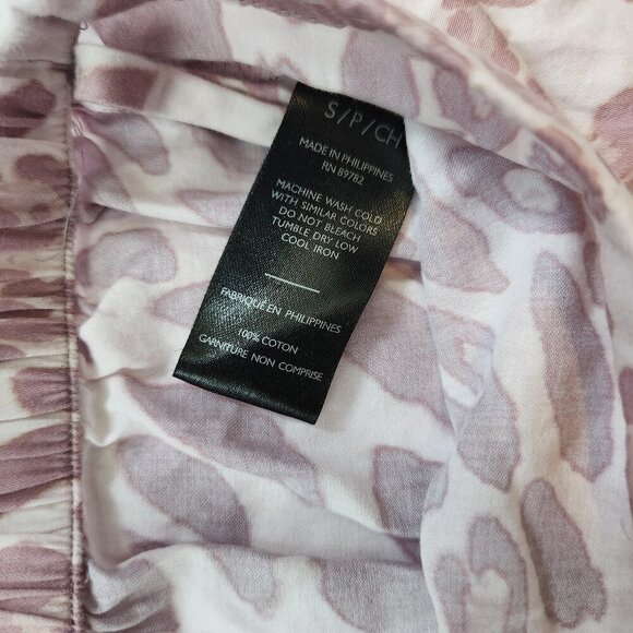 Natori Pajama Sleep Lounge Set, 100% Cotton, Pink and White. Size Small - Picture 7 of 16